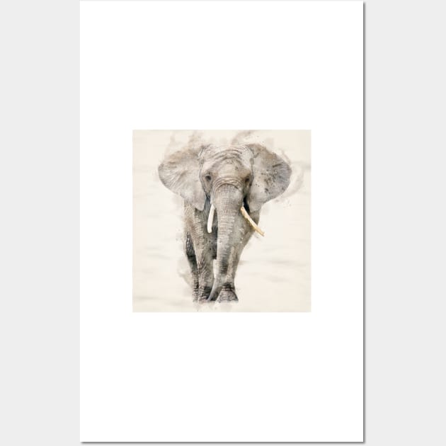 There is an Elephant in the Lounge Wall Art by Custom Autos